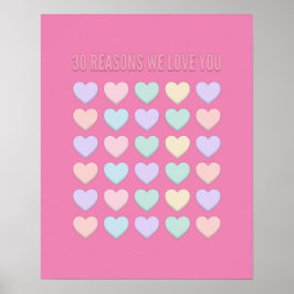 30 redenen waarom we van je houden - 30th poster