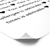 30 redenen waarom we van je houden Fotocollage Kee Perfect Poster (Hoek)