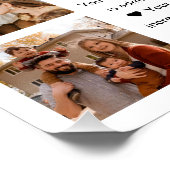 30 redenen waarom we van je houden verjaardagscade perfect poster (Hoek)