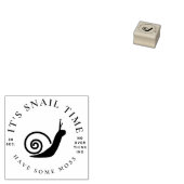 30 seconden geen denkende slakkenstempel rubberstempel