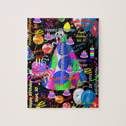 30 september Jigzaag Puzzle Legpuzzel (Verticaal)