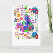 30 september, Wenskaart op zaterdag Gevouwen Kaart (Achterkant)