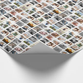 30 Square Photo Collage Cadeaupapier (Hoek)