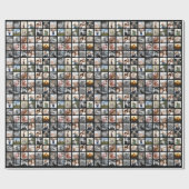 30 Square Photo Collage Cadeaupapier (Vlak)