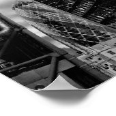 30 St Mary Ax The Gherkin Lloyds and Willis Poster (Hoek)