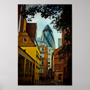 30 St Mary Axe The Gherkin Londen Verenigd Koninkr Poster