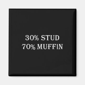 30% Stier 70% Muffin Grappige Valentijnsspreuken  Magneet