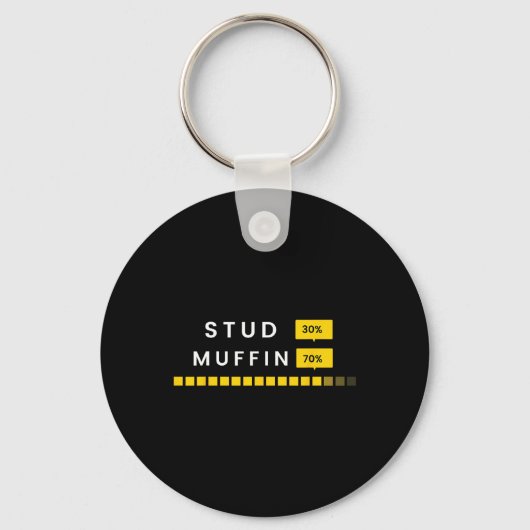 30 Stud 70 Muffin Gezegde Vaderdag Mannen Vrouwen Sleutelhanger (Voorkant)