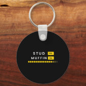 30 Stud 70 Muffin Gezegde Vaderdag Mannen Vrouwen Sleutelhanger (Voorkant)