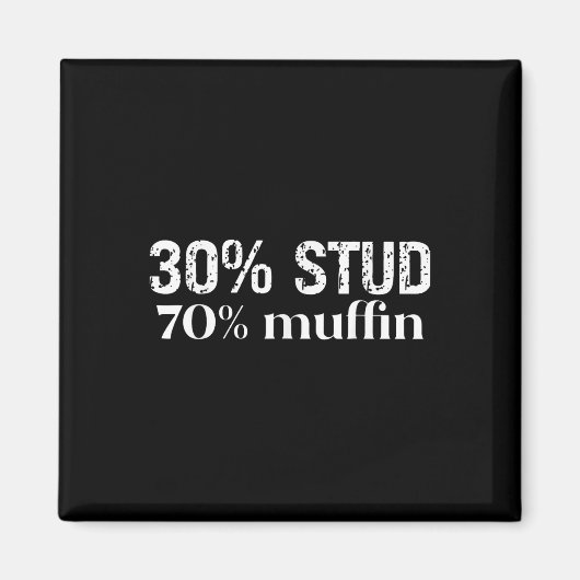 30 Stud 70 Muffin Grappige Valentijnsdag Citaten V Magneet (Voorkant)