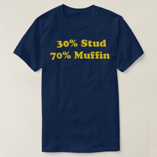30 Stud 70 Muffin TShirt (Design voorkant)
