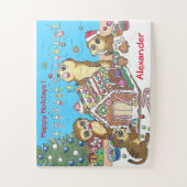 30 Stukken Personaliseren Meerkats puzzel Legpuzzel (Verticaal)