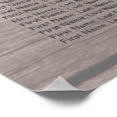 30+ Tabellen Houtmoeren Koord- en tekenreekslampje Poster (Hoek)