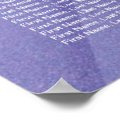 30 Tables Wedding Seating Chart Couple Mason Jars Poster (Hoek)