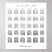 30 tafel Elegant minimalistische zitgrafiek Poster (Voorkant)