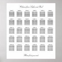 30 Tafel Elegante Minimalistische Zitplaatsindelin