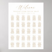 30 Tafels Welkomstbord Zitplaatskaart Poster (Voorkant)