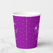 30 & Thriving Pink Paarse 30e verjaardag Papieren Bekers (Rechts)