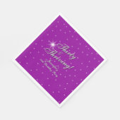 30 & Thriving Pink Paarse 30e verjaardag Servet (Hoek)