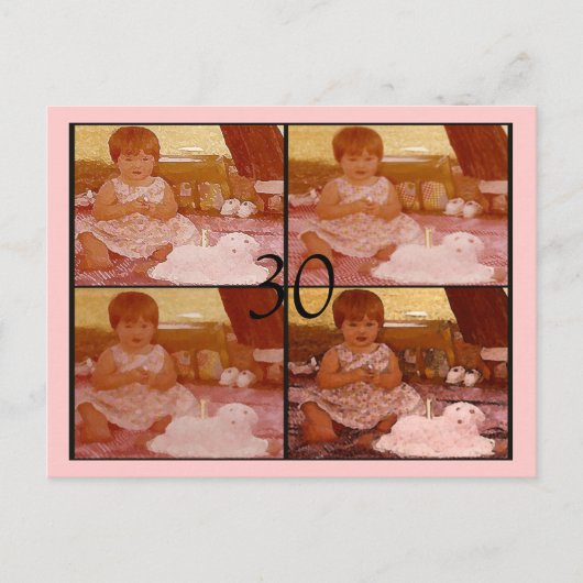 30 UITNODIGING BRIEFKAART (Voorkant)