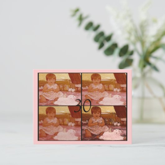 30 UITNODIGING BRIEFKAART (Staand voorkant)