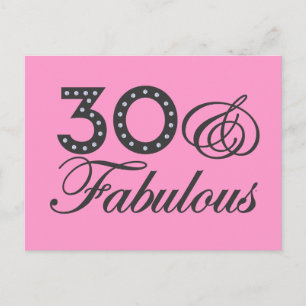 30 & Uitstekend Gift Briefkaart