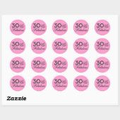 30 & Uitstekend Gift Ronde Sticker (Vel)