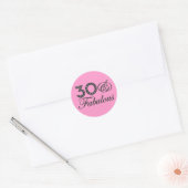 30 & Uitstekend Gift Ronde Sticker (Envelop)