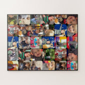 30 van uw familie en vrienden fotocollage legpuzzel (Horizontaal)