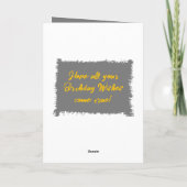 30 Vandaag Voeg foto en naam toe Grijs Geel Verjaa Kaart (Achterkant)