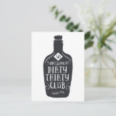 30 Verjaardag 30 jaar oud Dirty 30 Briefkaart (Staand voorkant)