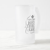 30 verjaardag 30 jaar oud vuil 30 matglas bierpul (Voorkant rechts)