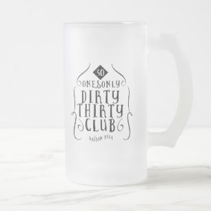 30 verjaardag 30 jaar oud vuil 30 matglas bierpul