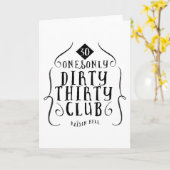 30 verjaardag 30 Jaar Oude Vuile 30 Kaart (Gele Bloem)