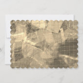 30 verjaardagsfeest gouden patroon wit roze kaart (Achterkant)