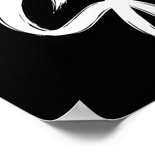 30% Verkoopteken, 18x24 Zwart-wit Verkoop Poster (Hoek)