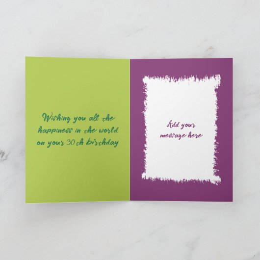 30 Voeg vandaag de naam van de fotoleeftijd toe vo Kaart (Binnen)