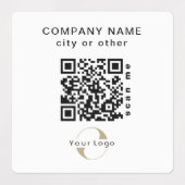 30 Waterbestendige Stickers Business QR-laptop (Design 1)