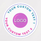 30 waterdichte Stickers (stijlvolle zakelijke Logo (Design 1)