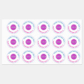 30 waterdichte Stickers (stijlvolle zakelijke Logo (Vel)