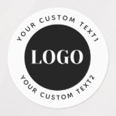 30 Waterdichte Zakelijke Logo Waterfles Sticker (Design 1)