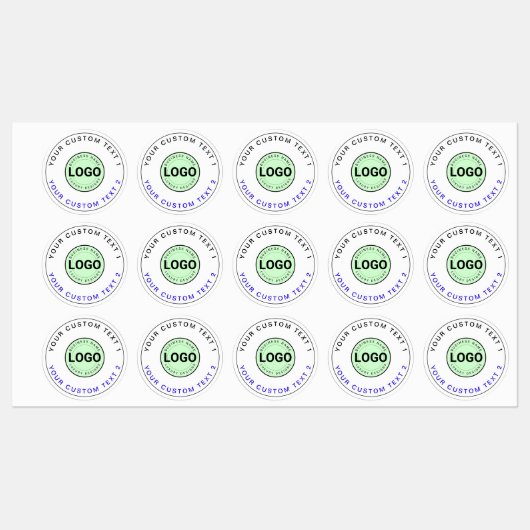 30 Waterproof Stickers (Business Logo, Brand Text) (Vel)