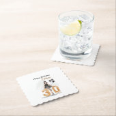 30 worden, gelukkige 30e verjaardag kartonnen onderzetters (Insitu)