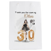 30 worden, gelukkige 30e verjaardag medium cadeauzakje (Voorkant)