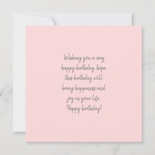 30 worden, gelukkige 30e verjaardag notitiekaartje (Achterkant)