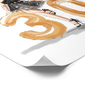 30 worden, gelukkige 30e verjaardag poster (Hoek)