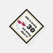 30 wordt & wint daarover Verjaardag Servetten (Hoek)