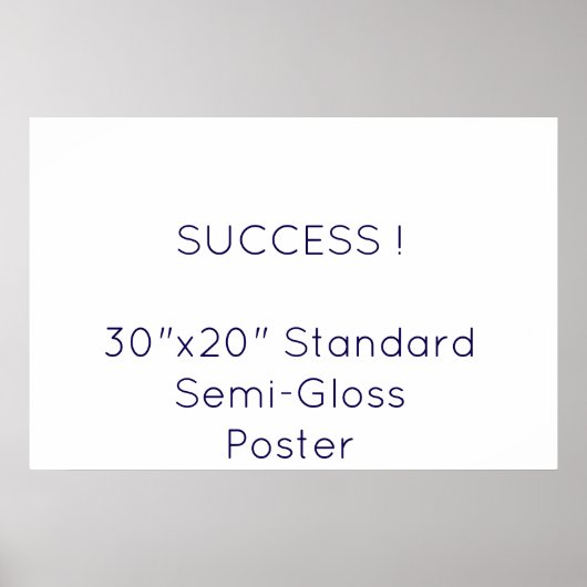 30"x20" Standaard Halfglans Poster (Voorkant)