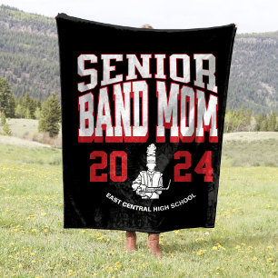 30 "x40" School Band Senior Mom Stadion Fleece Deken