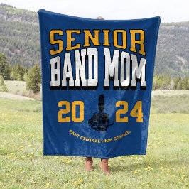 30 "x40" School Band Senior Mom Stadion Fleece Deken